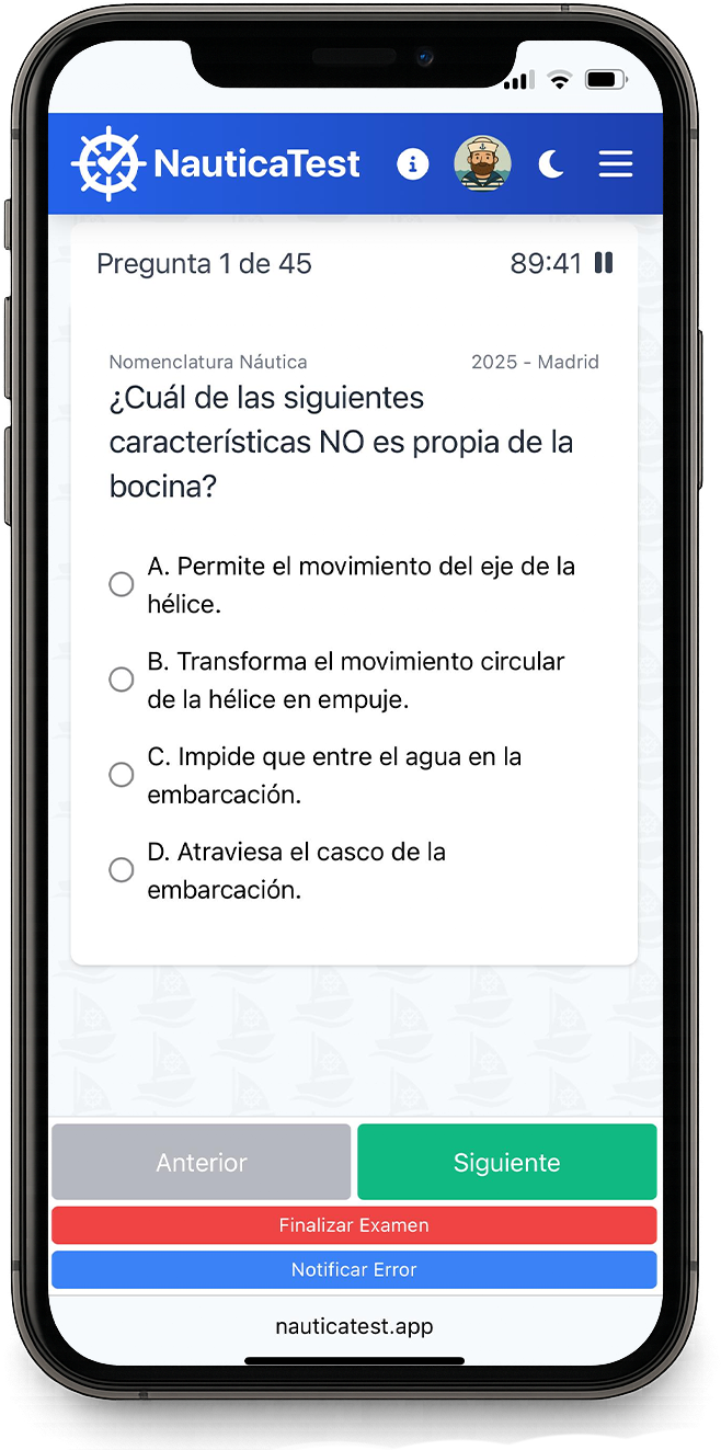 Captura de NauticaTest